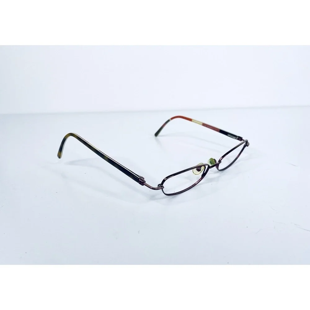 Kate Spade NY Purple Metal Glasses Green Tortoise Temples Italy 50 16 135